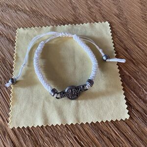 Hard Rock Cafe White Bracelet